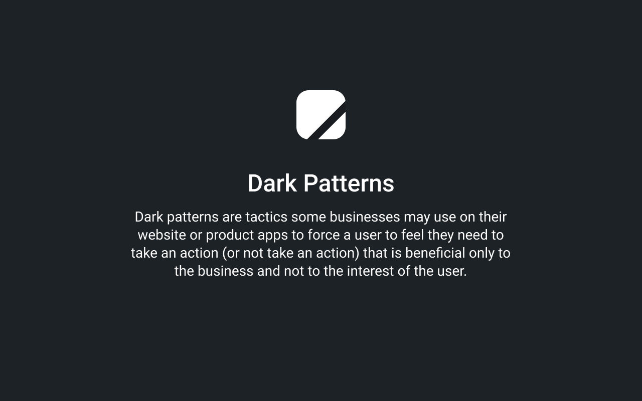 Dark Patterns chrome谷歌浏览器插件_扩展第4张截图