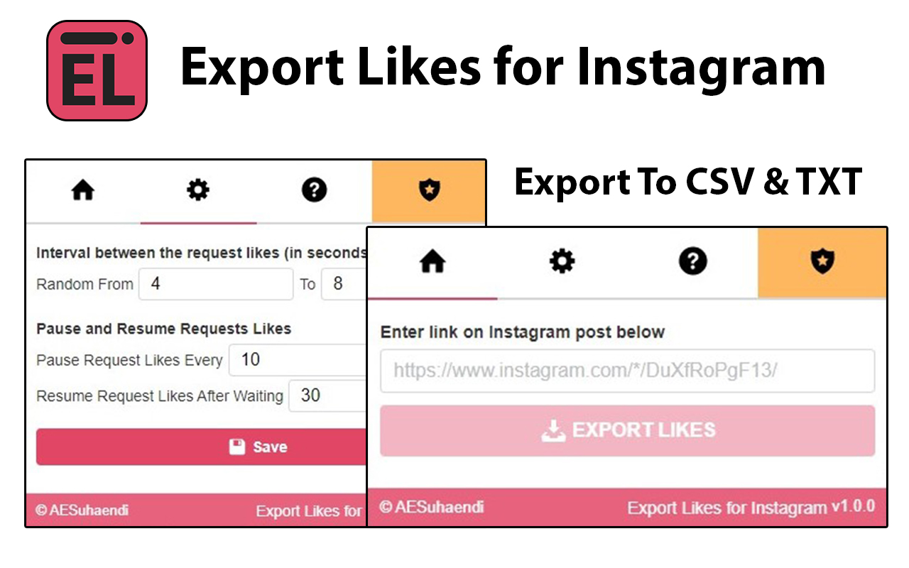 Export Likes for Instagram chrome谷歌浏览器插件_扩展第1张截图