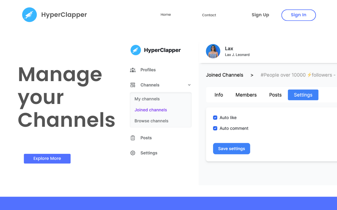 HyperClapper - Engagement Tool with Chat GPT chrome谷歌浏览器插件_扩展第4张截图