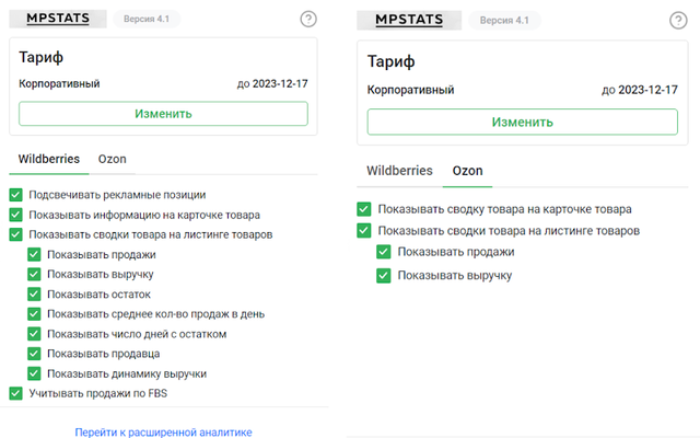 mphero.io - аналитика WB и OZON chrome谷歌浏览器插件_扩展第1张截图