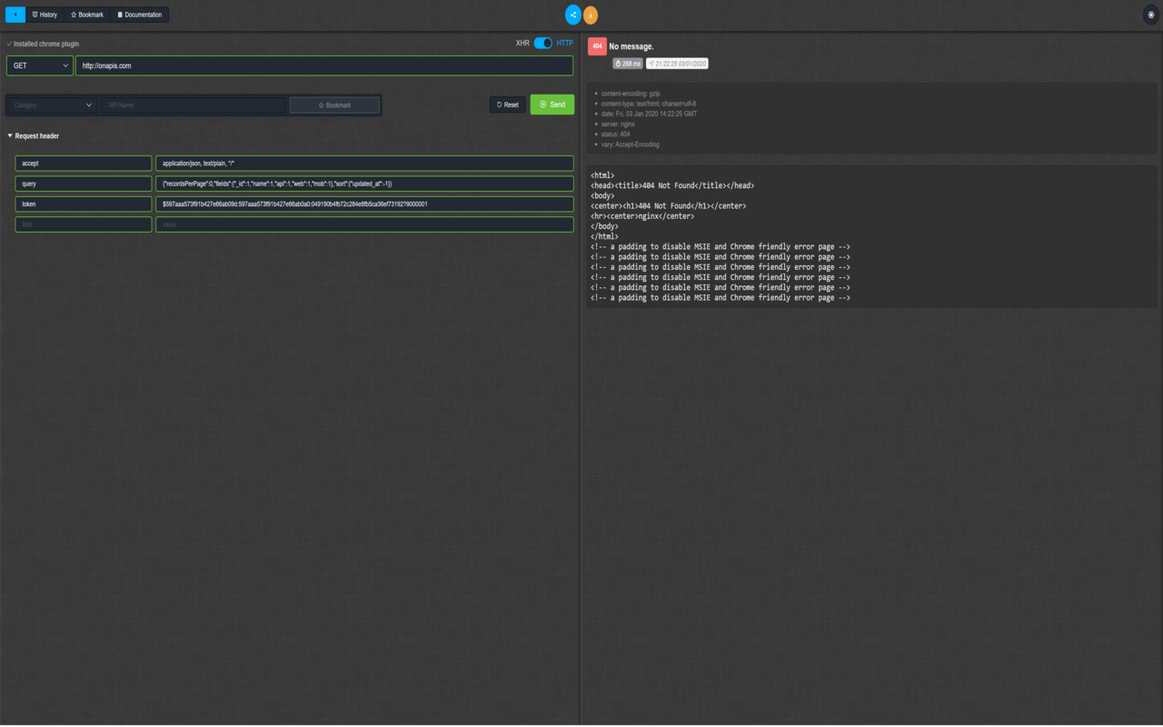 HTTP proxy for API testing website chrome谷歌浏览器插件_扩展第1张截图