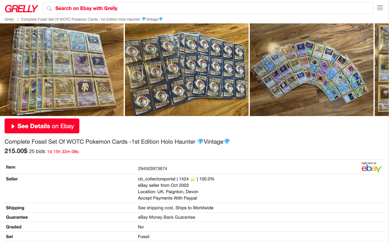 Grelly: eBay Search on Steroids chrome谷歌浏览器插件_扩展第4张截图