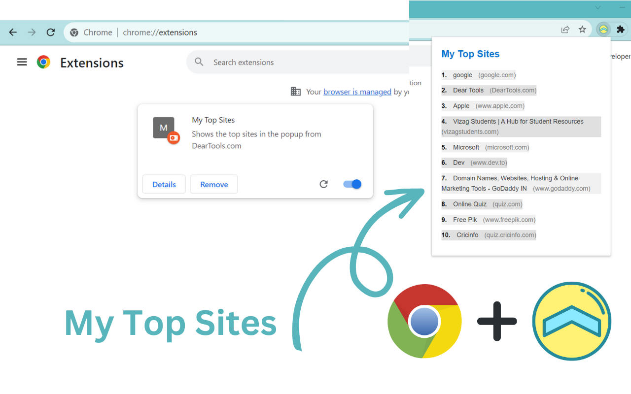My Top Sites chrome谷歌浏览器插件_扩展第1张截图