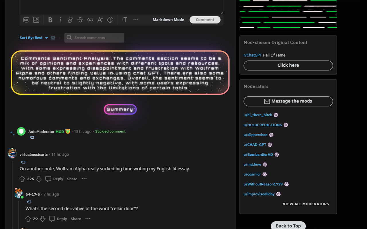 Reddit Summarizer chrome谷歌浏览器插件_扩展第3张截图