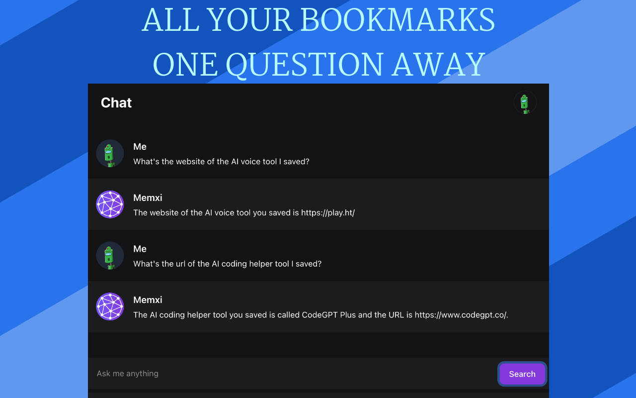 Memxi Chrome Extension chrome谷歌浏览器插件_扩展第3张截图