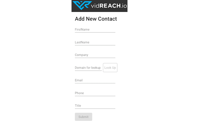 vidReach Contacts chrome谷歌浏览器插件_扩展第1张截图
