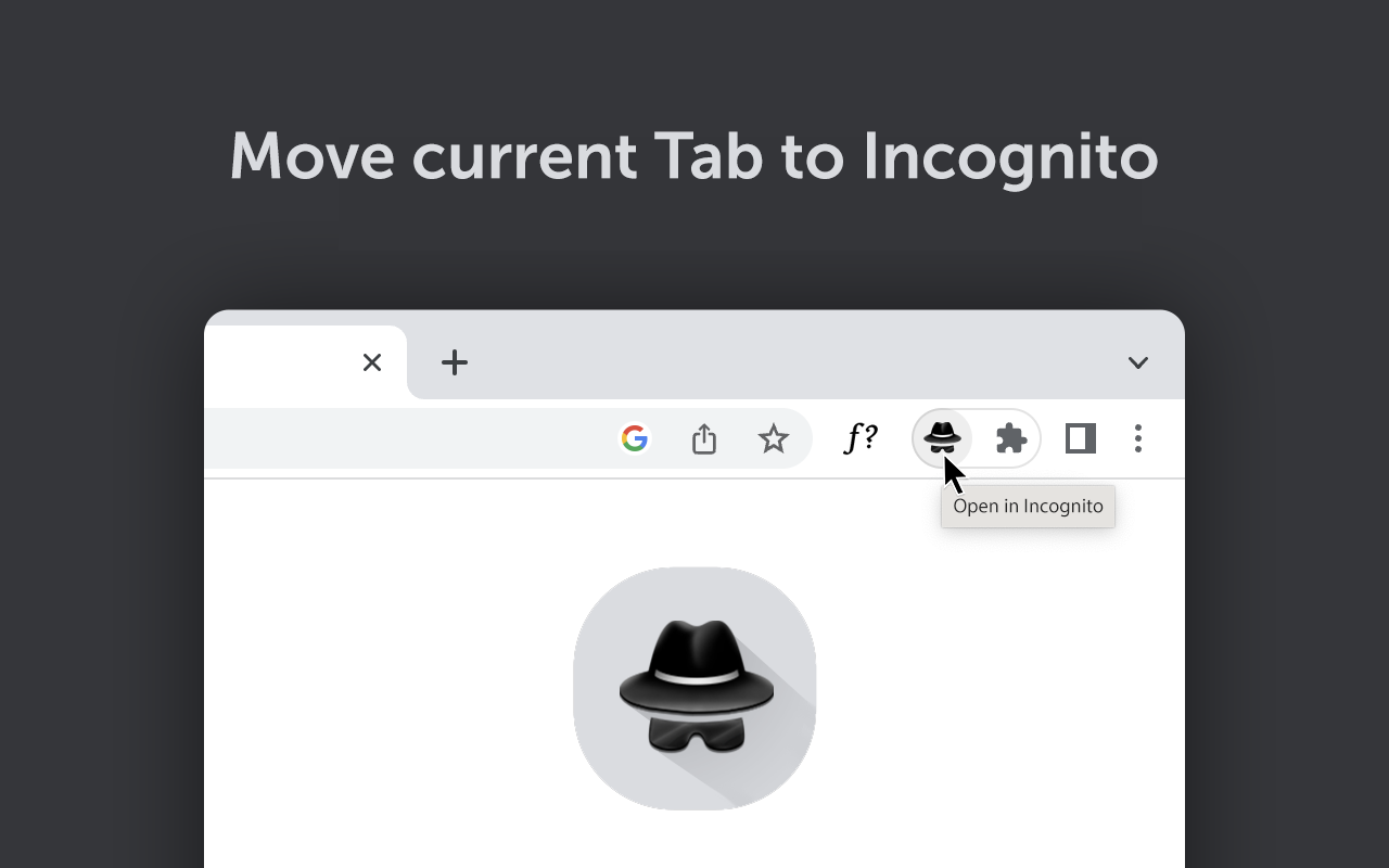 Incognito mode for Chrome chrome谷歌浏览器插件_扩展第1张截图