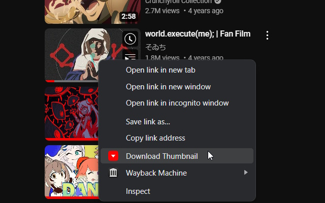 NessDan's YouTube Thumbnail Downloader chrome谷歌浏览器插件_扩展第2张截图