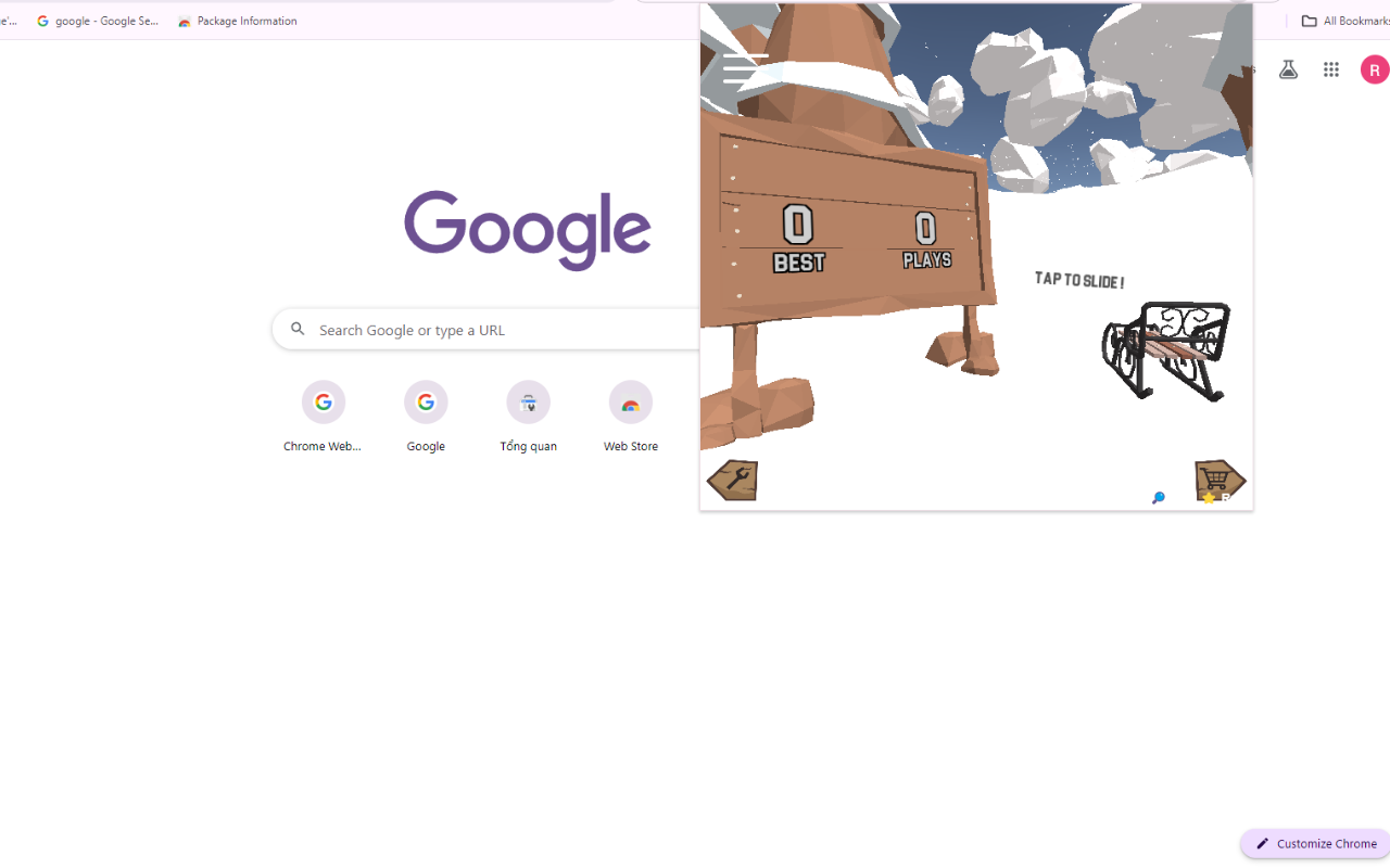 雪地骑手3D 原版 chrome谷歌浏览器插件_扩展第1张截图