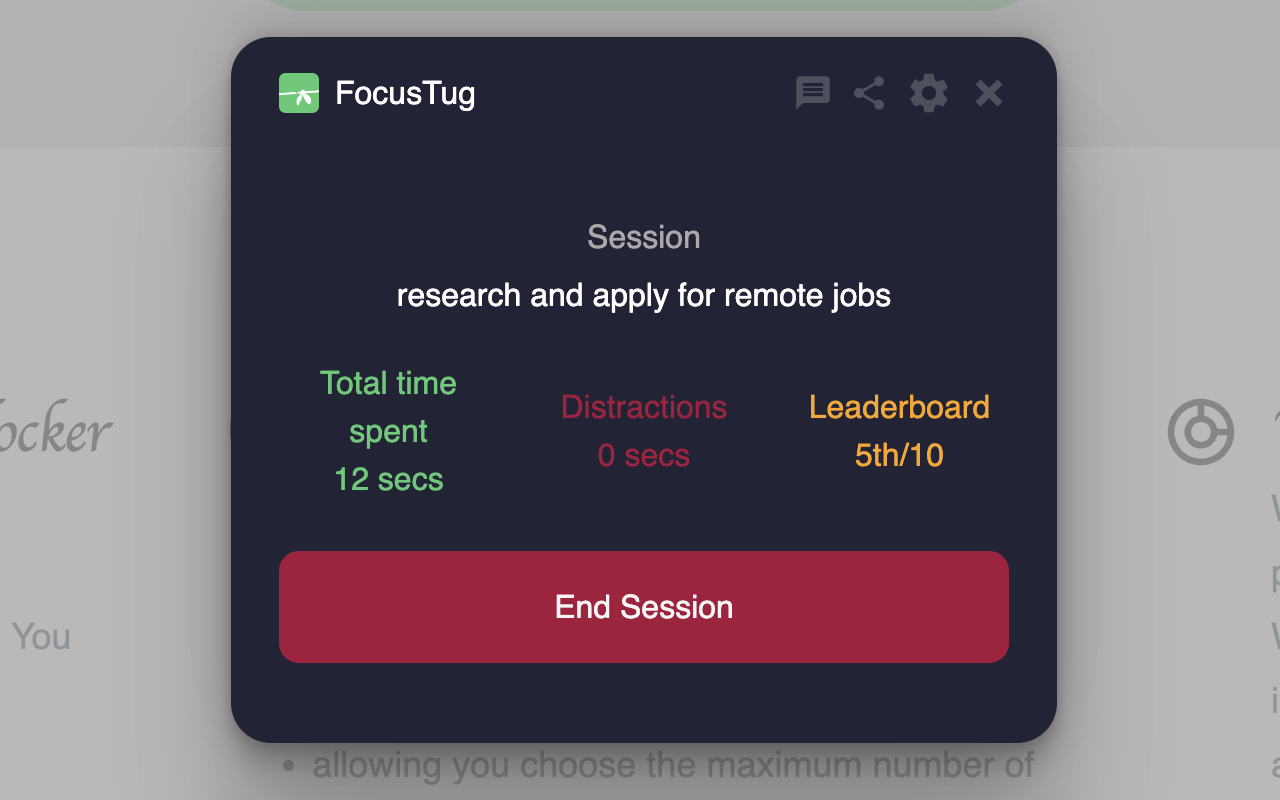 FocusTug chrome谷歌浏览器插件_扩展第2张截图