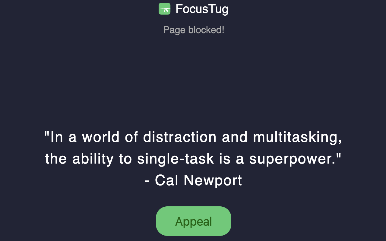 FocusTug chrome谷歌浏览器插件_扩展第3张截图