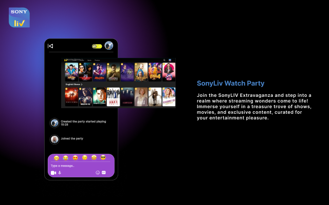 SonyLiv Watch Party chrome谷歌浏览器插件_扩展第2张截图