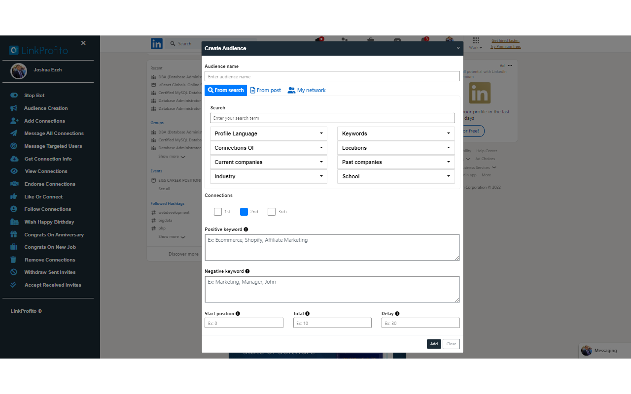 LinkProfito chrome谷歌浏览器插件_扩展第1张截图