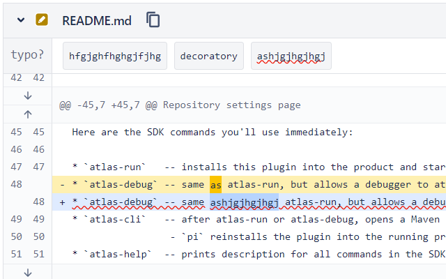 Bitbucket PR Spell Checker chrome谷歌浏览器插件_扩展第1张截图