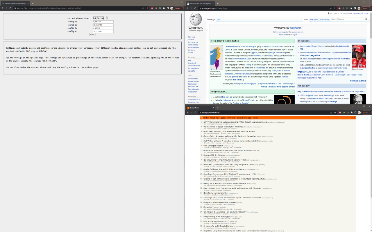 Window Tiler chrome谷歌浏览器插件_扩展第2张截图