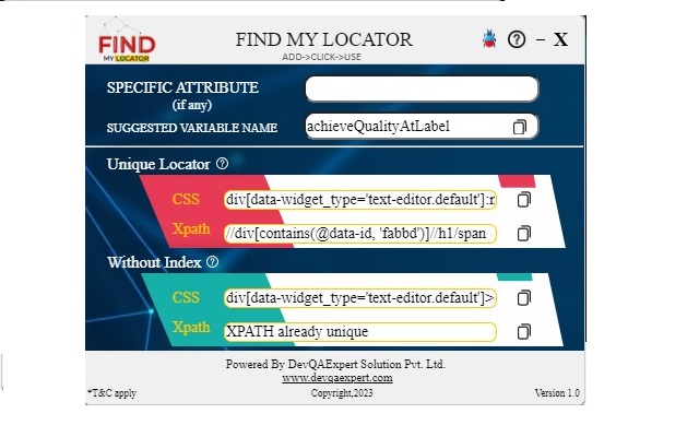 Find My Locator chrome谷歌浏览器插件_扩展第1张截图