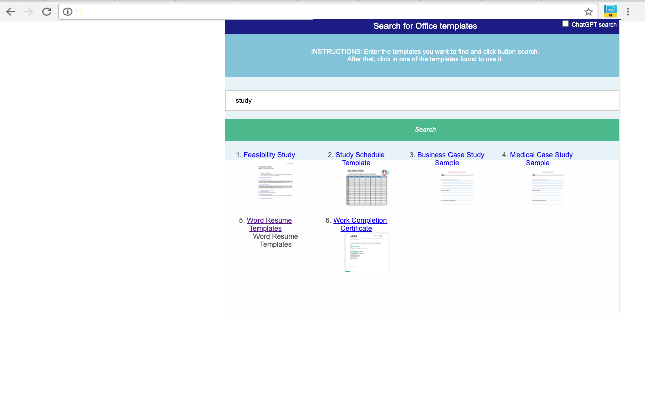 使用 ChatGPT 的 Office 文档模板 chrome谷歌浏览器插件_扩展第1张截图