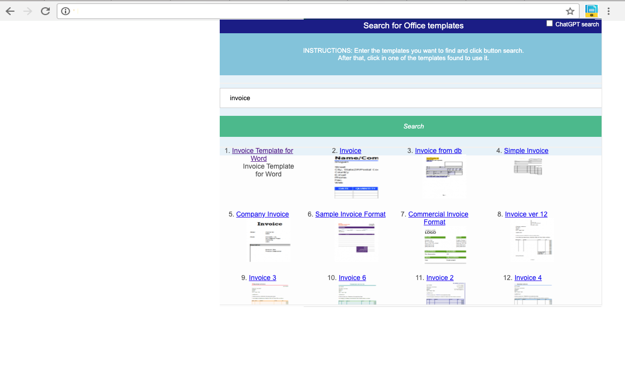 使用 ChatGPT 的 Office 文档模板 chrome谷歌浏览器插件_扩展第3张截图