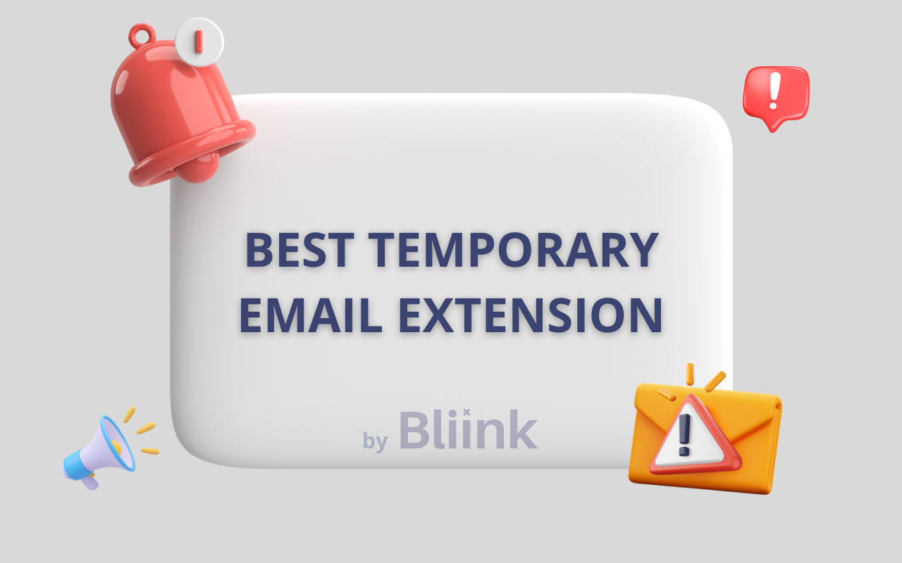 TempMail by Bliink chrome谷歌浏览器插件_扩展第1张截图