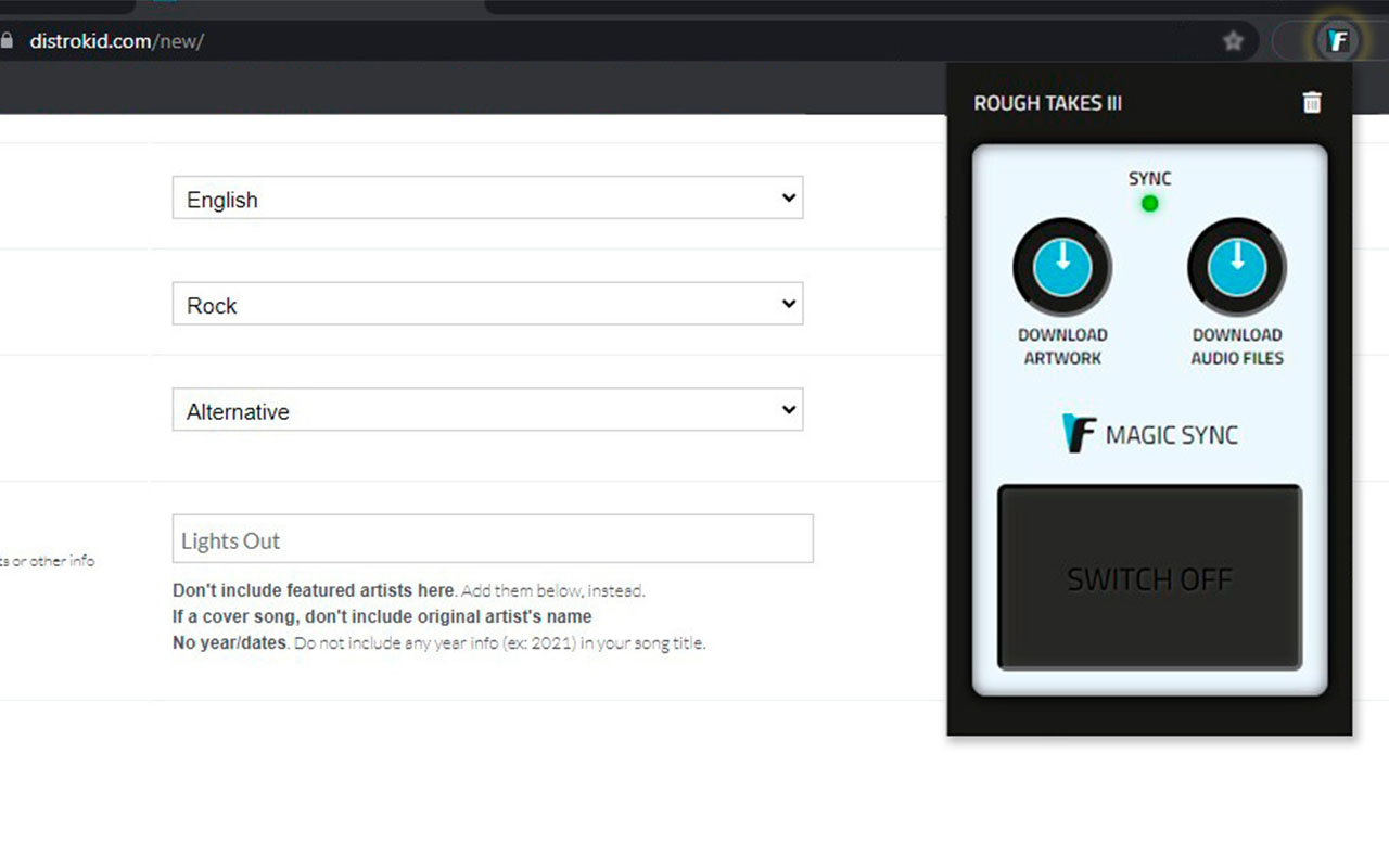 Faniak Magic Sync chrome谷歌浏览器插件_扩展第1张截图