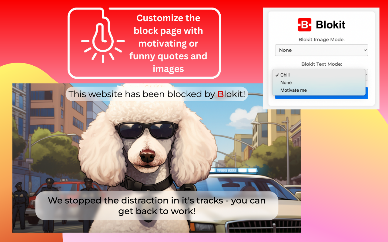 Blokit: Block Websites & Keep Focused chrome谷歌浏览器插件_扩展第4张截图