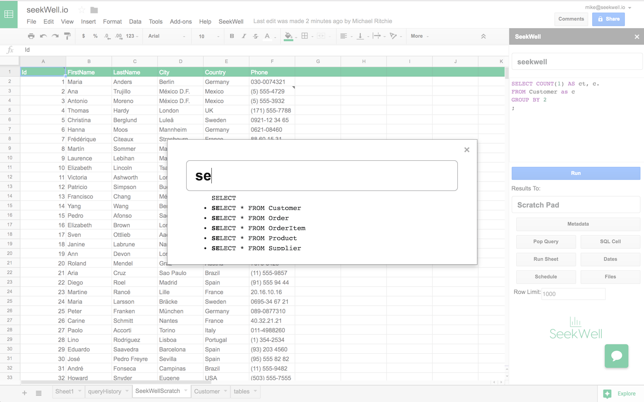 SeekWell chrome谷歌浏览器插件_扩展第1张截图