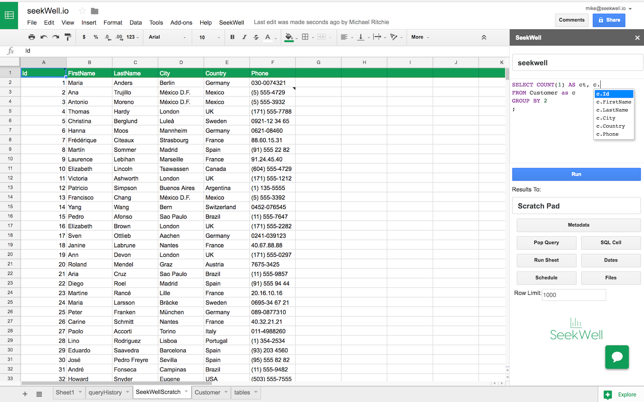 SeekWell chrome谷歌浏览器插件_扩展第2张截图