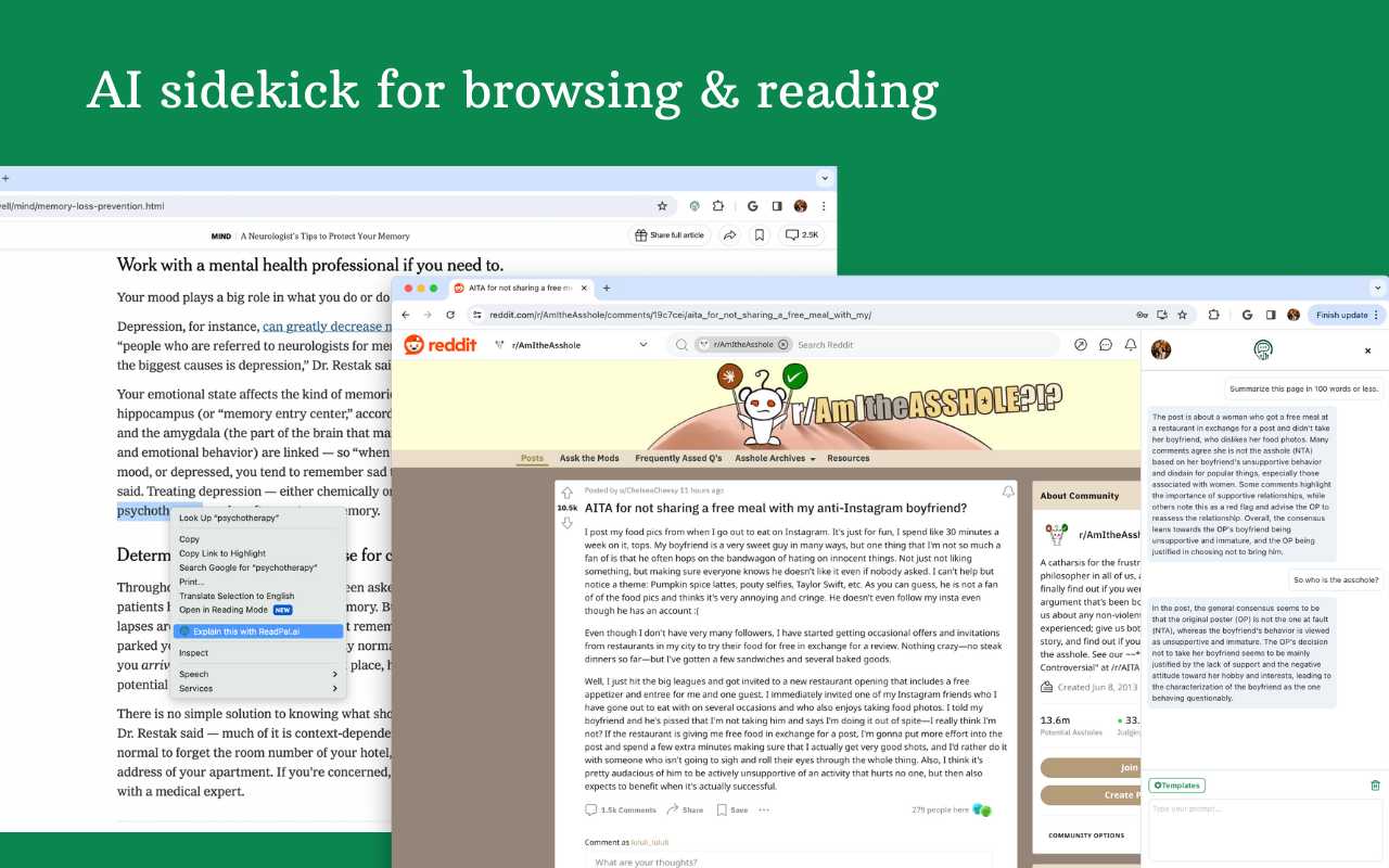 ReadPal.ai - chat with any webpage chrome谷歌浏览器插件_扩展第1张截图
