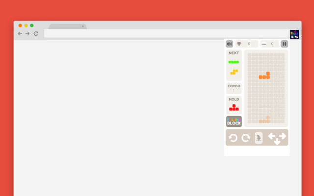 Tetris - Falling Block chrome谷歌浏览器插件_扩展第1张截图