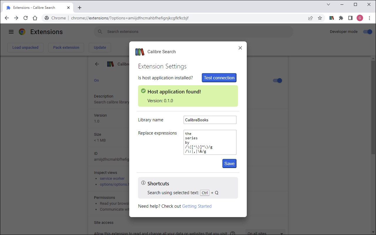 Calibre Search chrome谷歌浏览器插件_扩展第3张截图