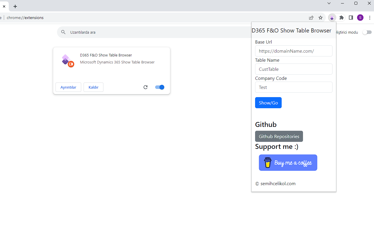 D365 F&O Show Table Browser chrome谷歌浏览器插件_扩展第1张截图
