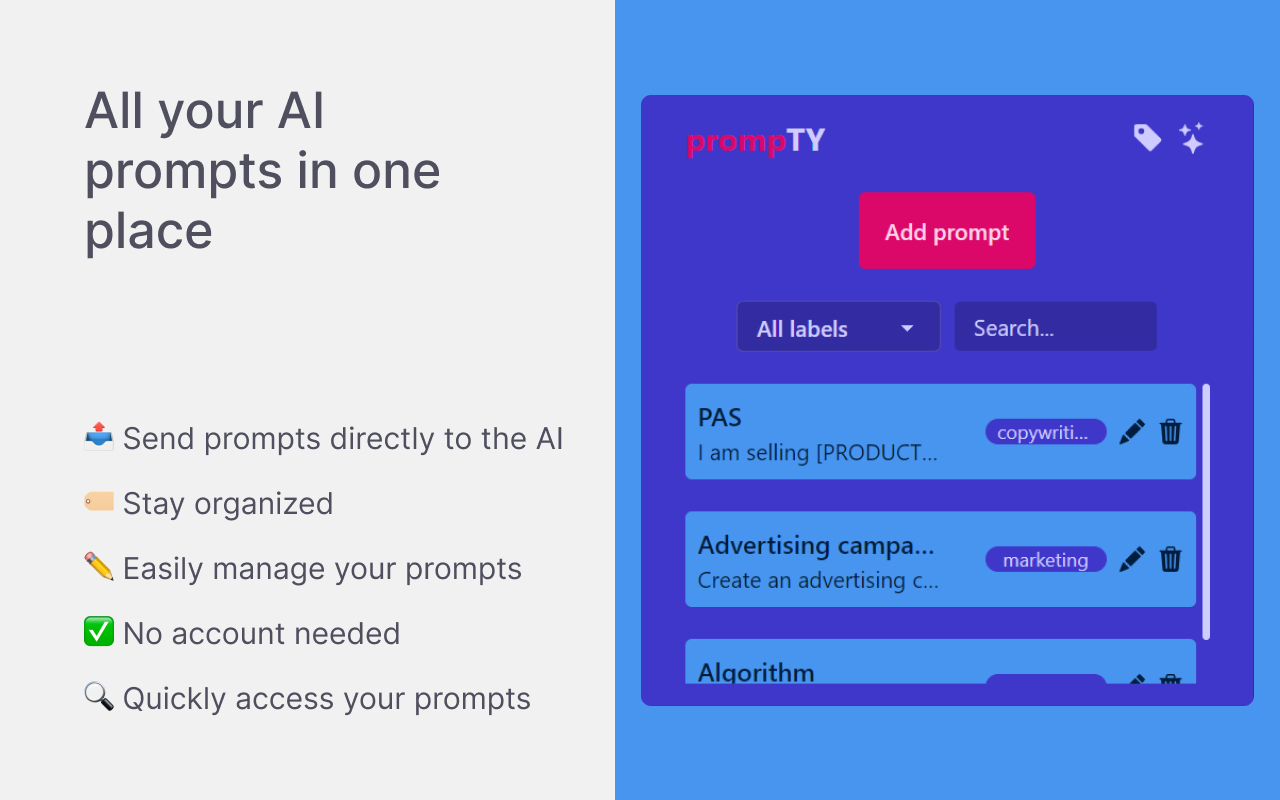 prompTY chrome谷歌浏览器插件_扩展第3张截图