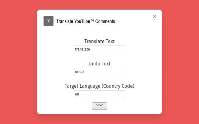 Translate YouTube™ Comments chrome谷歌浏览器插件_扩展第1张截图