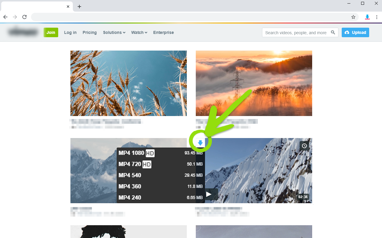 Vimeo 视频下载器 chrome谷歌浏览器插件_扩展第2张截图