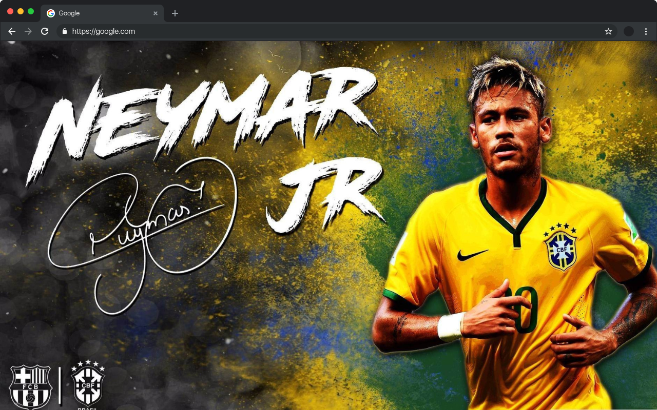 Neymar New Tab Wallpaper chrome谷歌浏览器插件_扩展第1张截图