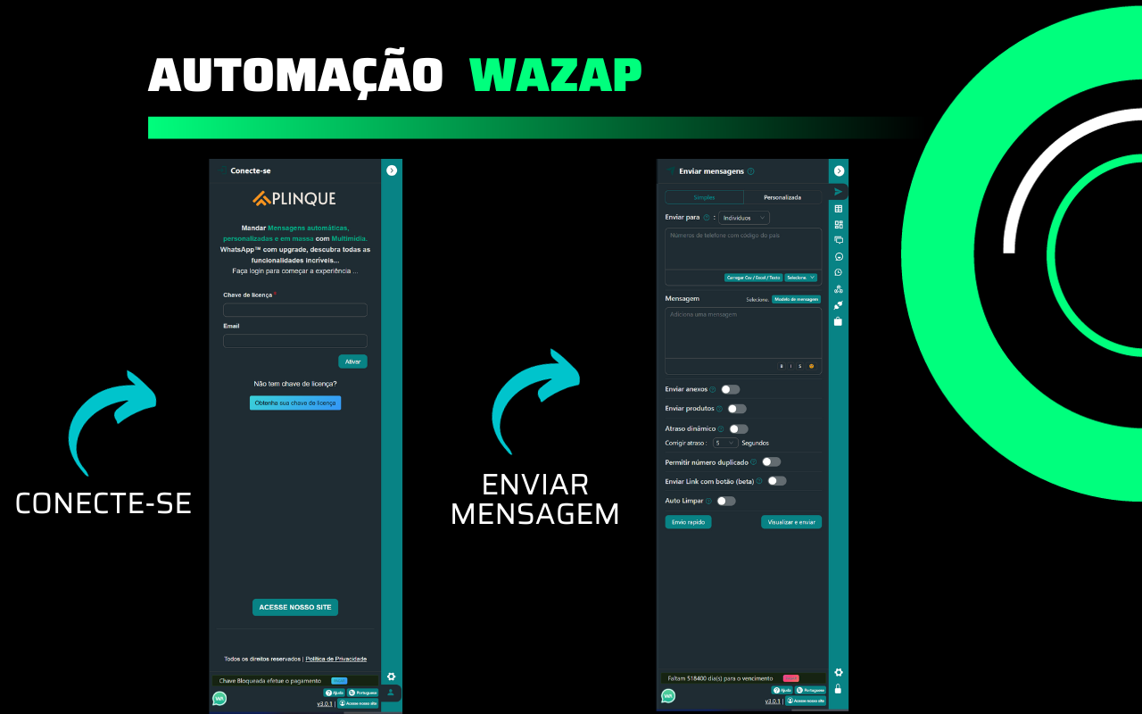 WAZap: Automação para WhatsApp chrome谷歌浏览器插件_扩展第2张截图