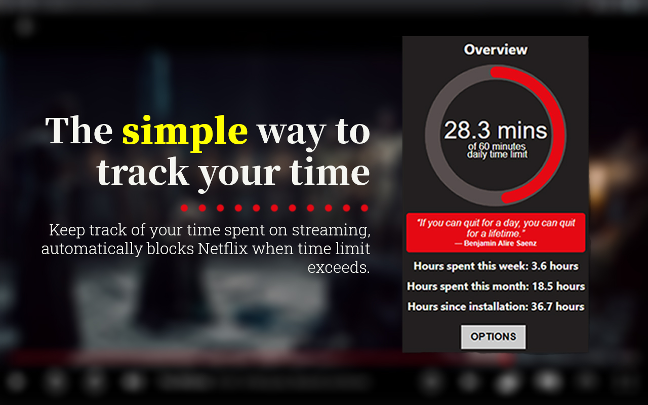 Netflix Addictector – Netflix Screen Time chrome谷歌浏览器插件_扩展第1张截图