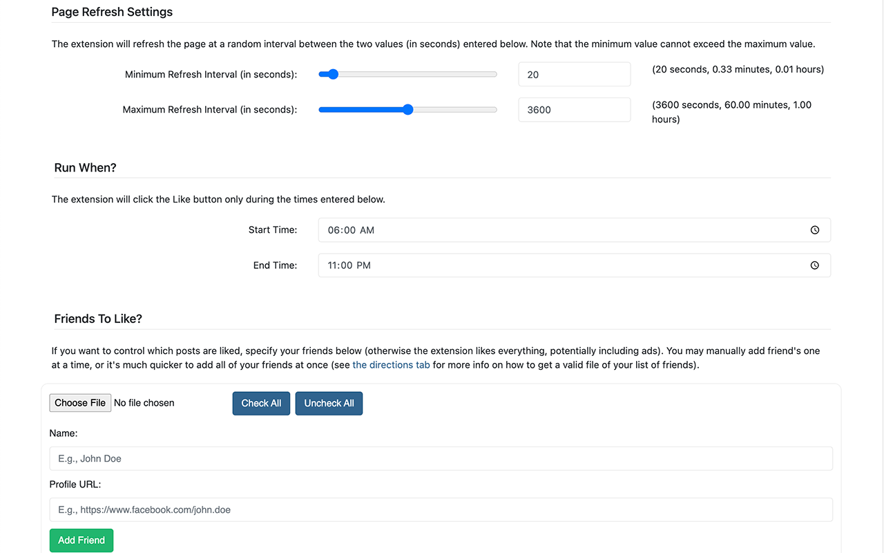 FaceBook Auto Liker chrome谷歌浏览器插件_扩展第1张截图