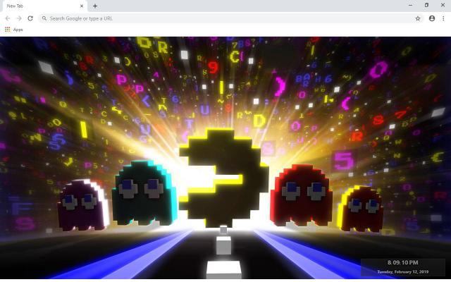 Pac – Man Wallpapers and New Tab chrome谷歌浏览器插件_扩展第1张截图