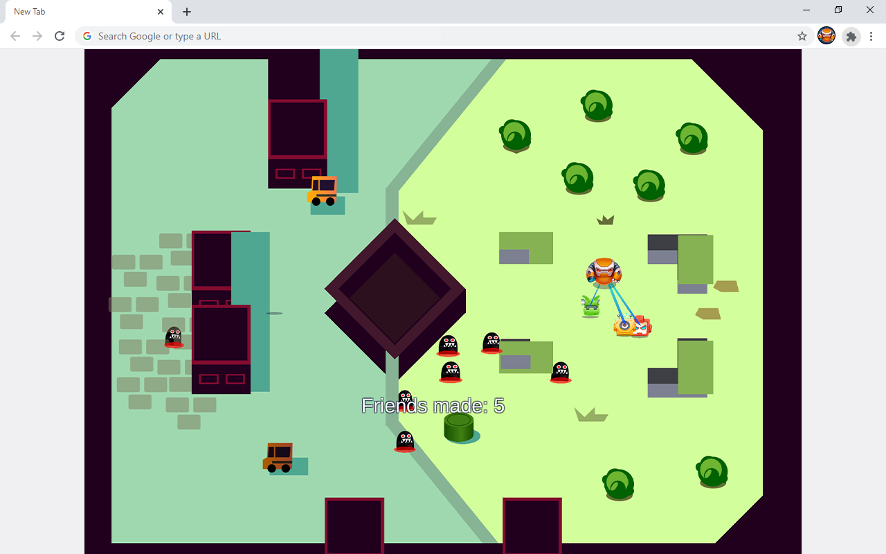 Robot Escape Game chrome谷歌浏览器插件_扩展第1张截图