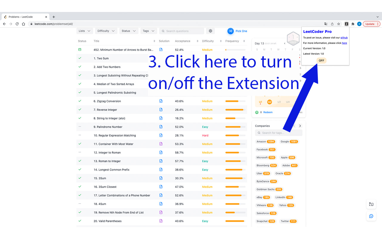 LeetCoder Pro chrome谷歌浏览器插件_扩展第2张截图