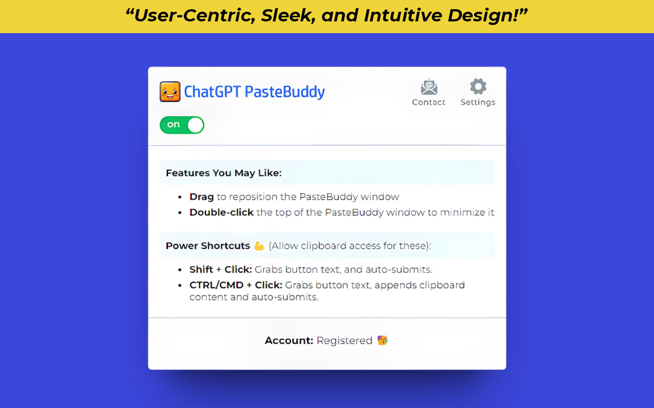 ChatGPT PasteBuddy chrome谷歌浏览器插件_扩展第2张截图
