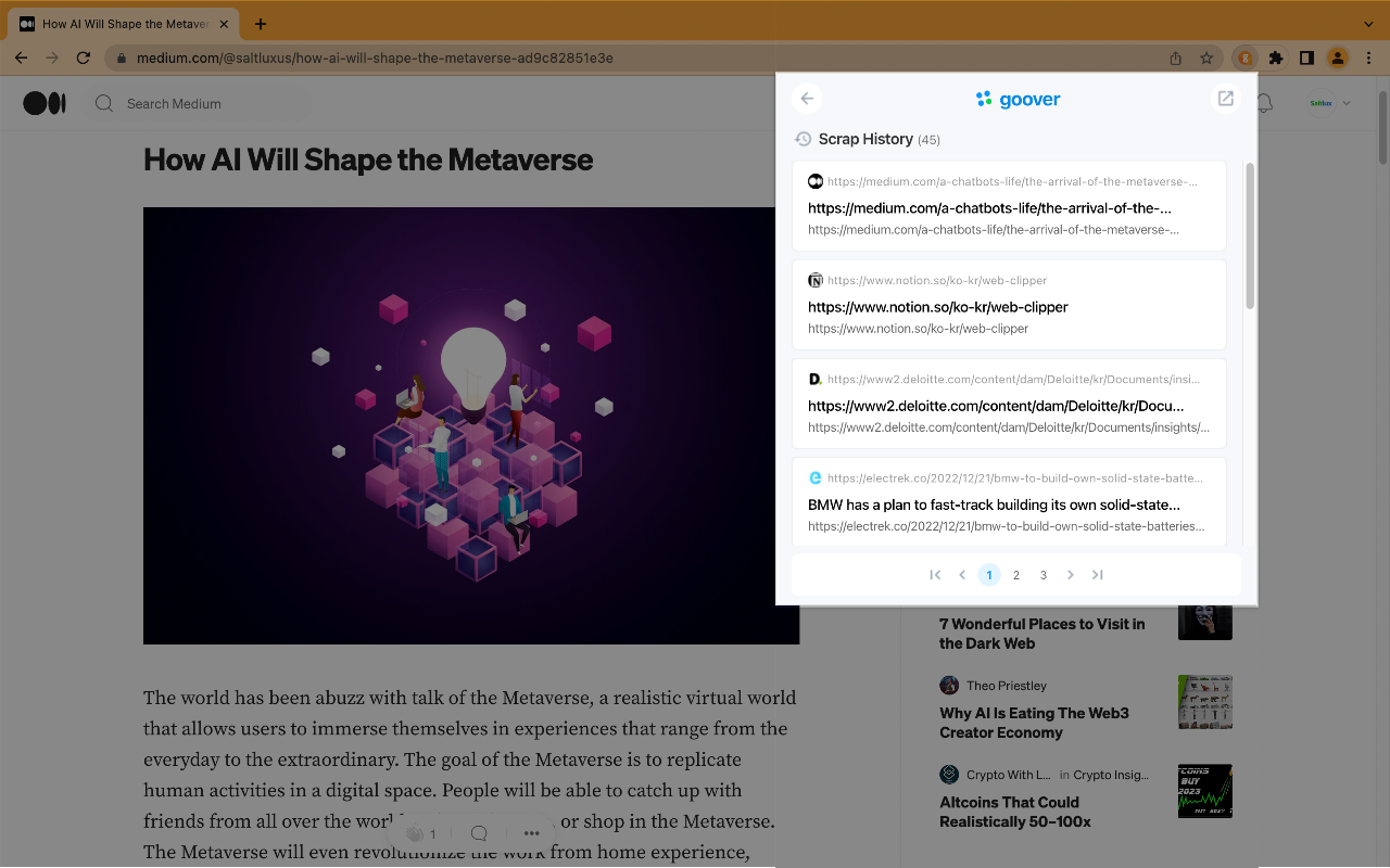 goover chrome谷歌浏览器插件_扩展第1张截图