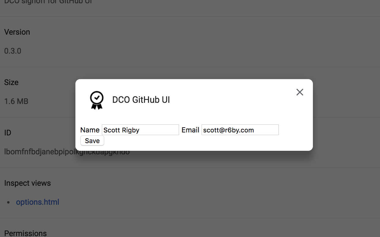 DCO GitHub UI chrome谷歌浏览器插件_扩展第2张截图