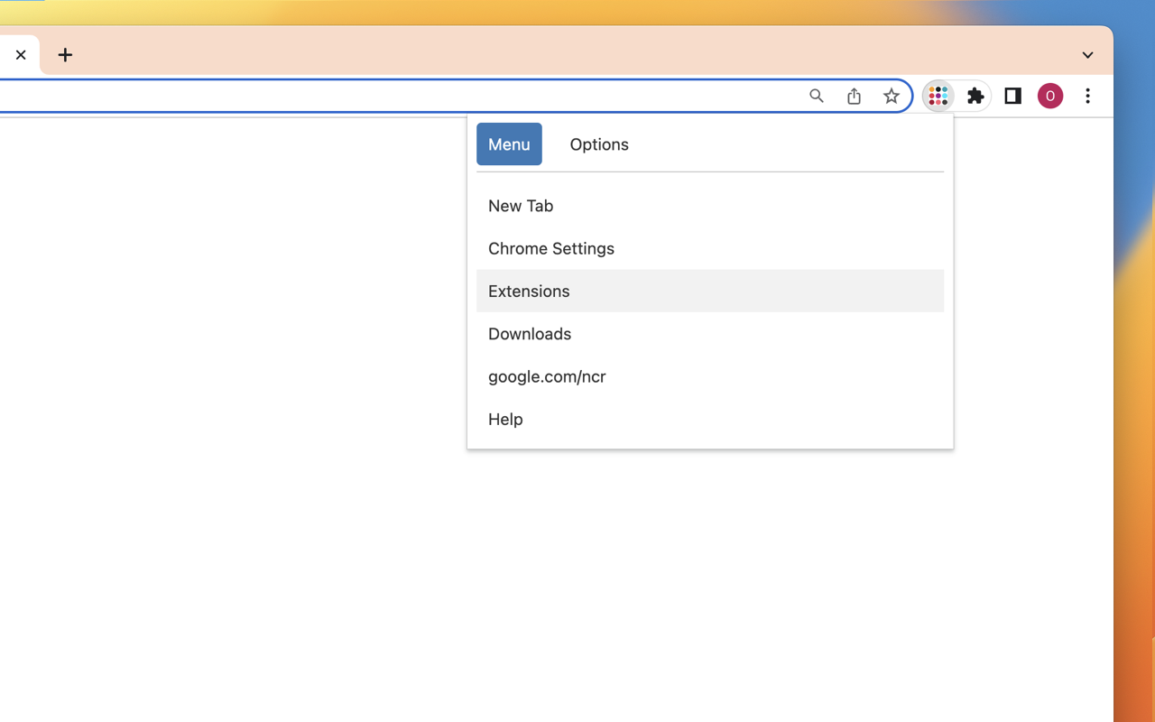 Custom Menu chrome谷歌浏览器插件_扩展第2张截图