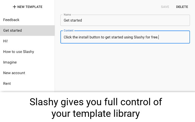 Slashy chrome谷歌浏览器插件_扩展第3张截图