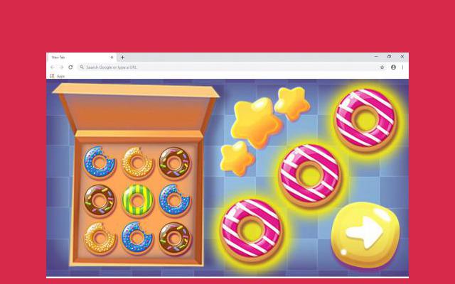 Donut Crash Saga Game chrome谷歌浏览器插件_扩展第1张截图