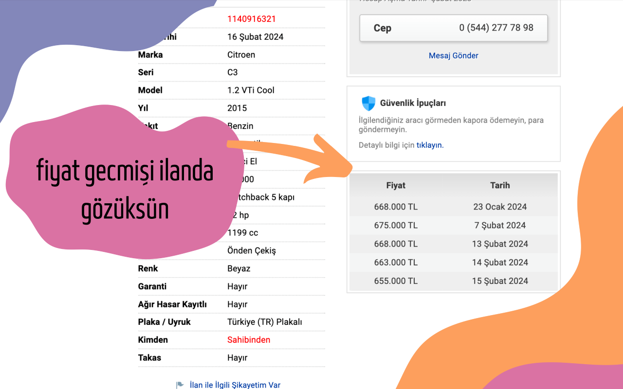 Sahibinden Fiyat Geçmişi chrome谷歌浏览器插件_扩展第2张截图