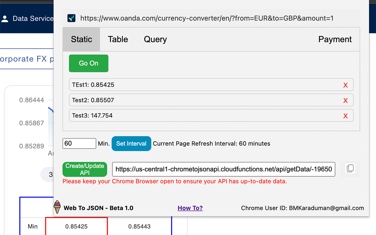 Web To JSON chrome谷歌浏览器插件_扩展第2张截图