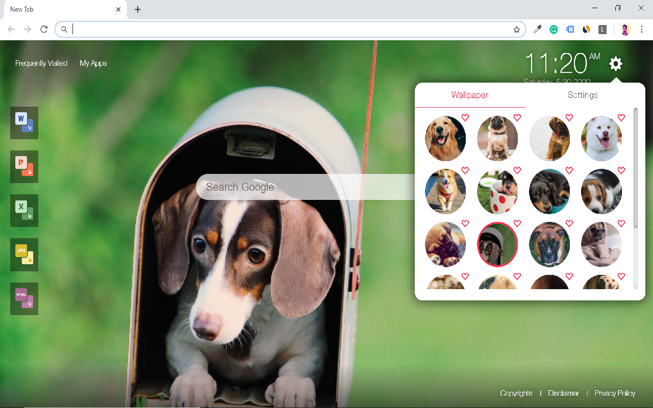 Lethona Tab chrome谷歌浏览器插件_扩展第2张截图